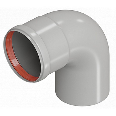 Колено раздельного дымохода 80мм