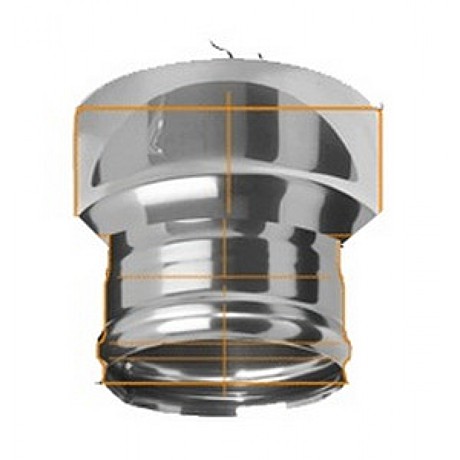 Переходник стандартного дымохода