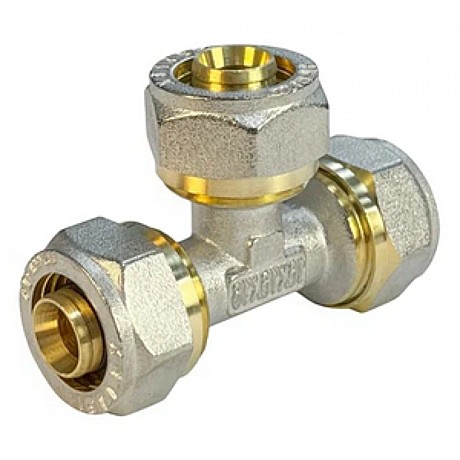 Тройник металопласт