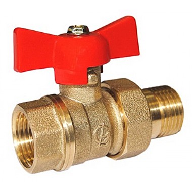 Кран шар. с полусгоном Ø3/4