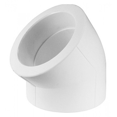 Уголок PP-R Ø20*45° VALFEX Белый (100/400)